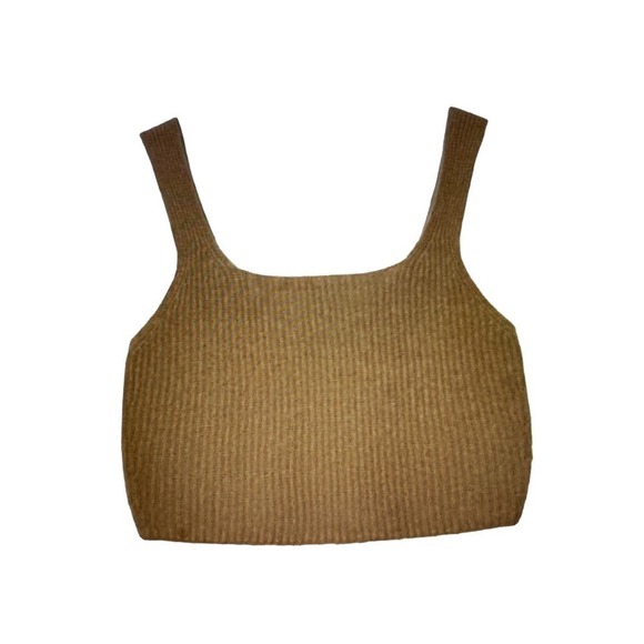 Tank Top Cropped Stretch Soft Cozy Size Small Multi Sizes - Picture 1 of 8